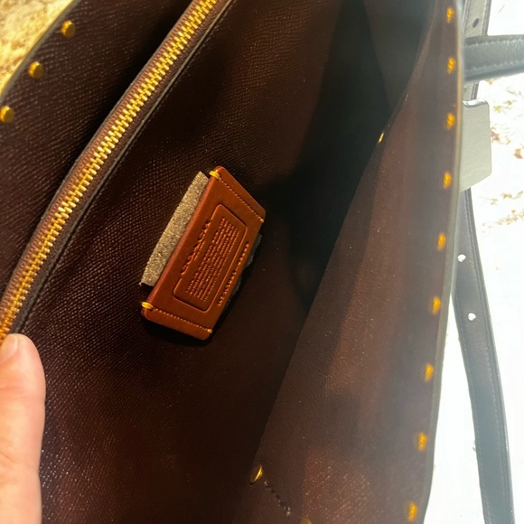 Coach 69069 Charlie Carryall in Signature Embossed Leather with Rivets NWT - Picture 8 of 9